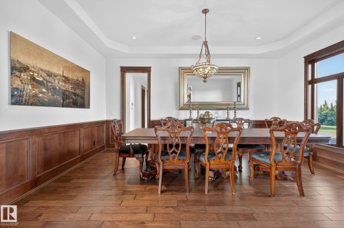 53524 Range Road 263A, Rural Sturgeon County, AB - Indoor Photo Showing Dining Room