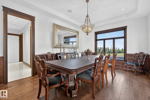 53524 Range Road 263A, Rural Sturgeon County, AB - Indoor Photo Showing Dining Room