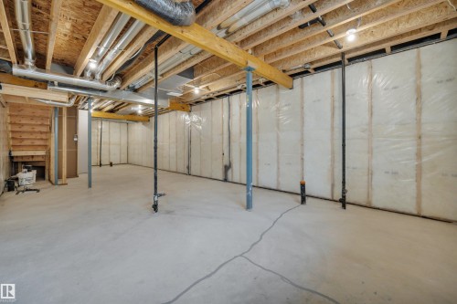 View of unfinished below grade area - 2275 Alces Drive, Edmonton, AB - Indoor Photo Showing Basement