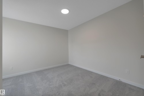 Empty room featuring carpet floors and baseboards - 9104 Elves Loop, Edmonton, AB - Indoor Photo Showing Other Room