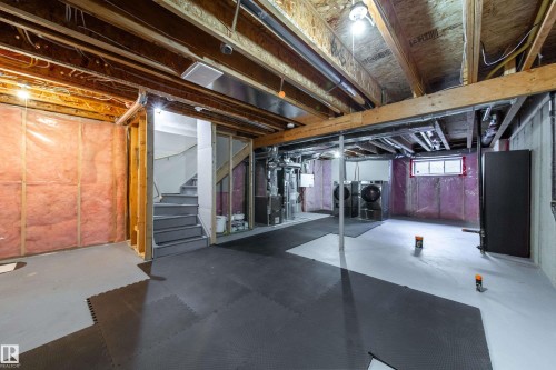 162 Desrochers Gate, Edmonton, AB - Indoor Photo Showing Basement