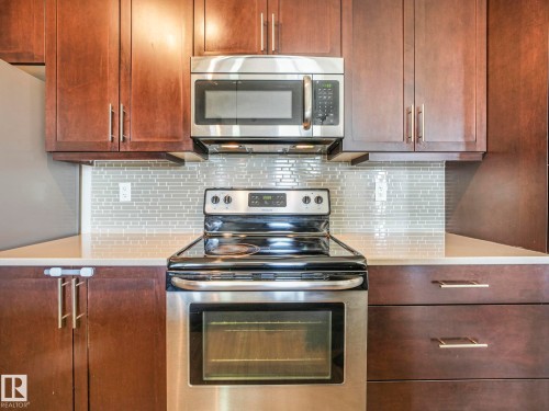 416 2588 Anderson Way, Edmonton, AB - Indoor Photo Showing Kitchen With Stainless Steel Kitchen