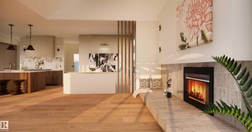 96 Edgefield Way, St. Albert, AB - Indoor With Fireplace