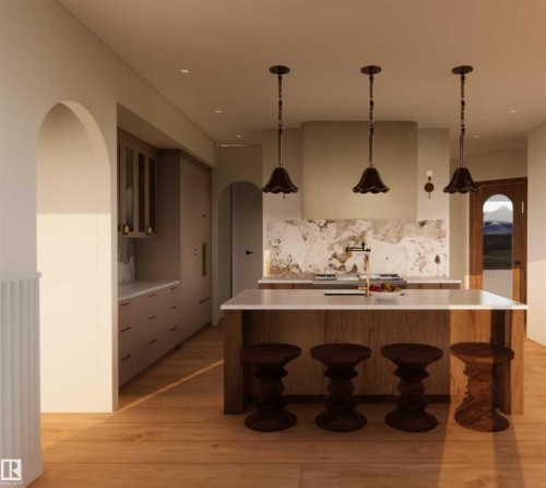 96 Edgefield Way, St. Albert, AB - Indoor Photo Showing Kitchen With Double Sink