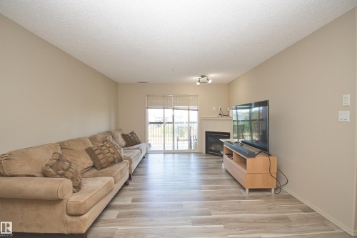 311 2098 Blackmud Creek Drive, Edmonton, AB - Indoor Photo Showing Living Room With Fireplace