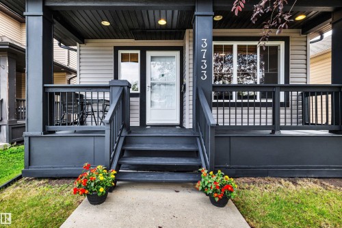 3733 12 Street, Edmonton, AB - Outdoor With Deck Patio Veranda