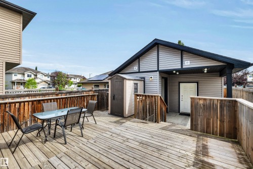 3733 12 Street, Edmonton, AB - Outdoor With Deck Patio Veranda With Exterior