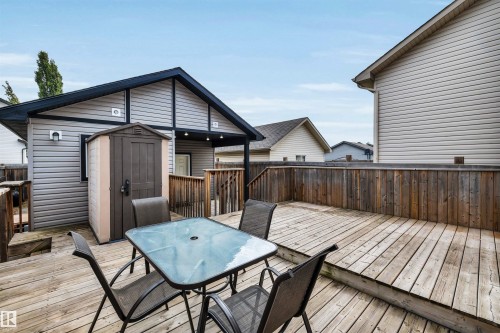 3733 12 Street, Edmonton, AB - Outdoor With Deck Patio Veranda With Exterior