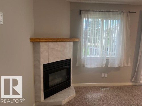 16 West-1033 Youville Drive W, Edmonton, AB - Indoor Photo Showing Other Room With Fireplace
