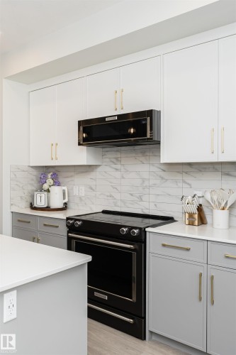 7343 179 Avenue, Edmonton, AB - Indoor Photo Showing Kitchen With Upgraded Kitchen