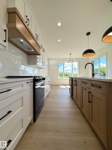 90 50205 Rge Road 232, Rural Leduc County, AB - Indoor Photo Showing Kitchen With Upgraded Kitchen