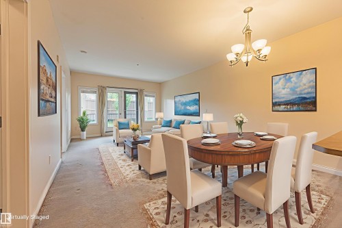 110 1406 Hodgson Way, Edmonton, AB - Indoor Photo Showing Dining Room