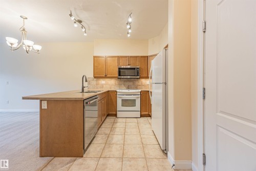 110 1406 Hodgson Way, Edmonton, AB - Indoor Photo Showing Kitchen