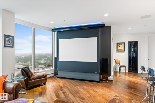 3402 10152 104 Street, Edmonton, AB - Indoor Photo Showing Living Room
