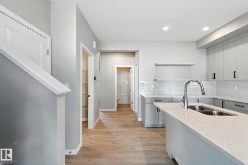 2364 Muckleplum Way, Edmonton, AB - Indoor Photo Showing Kitchen With Double Sink