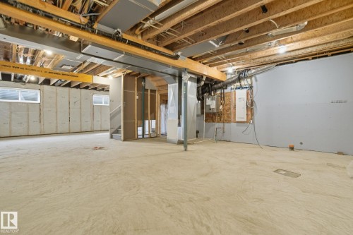 9102 Elves Loop Nw, Edmonton, AB - Indoor Photo Showing Basement