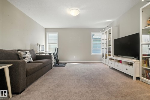 3875 Agar Green, Edmonton, AB - Indoor Photo Showing Living Room