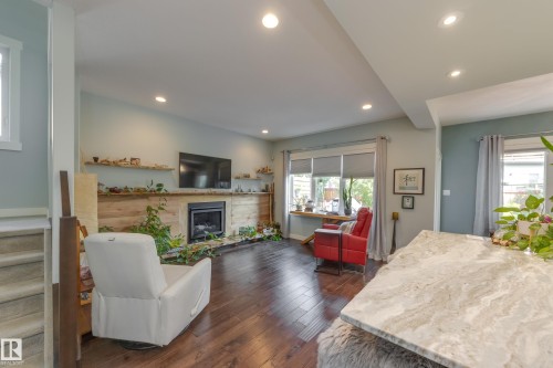 3721 Parker Court, Edmonton, AB - Indoor Photo Showing Other Room With Fireplace
