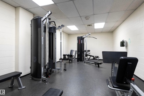 1809 10149 Saskatchewan Drive, Edmonton, AB - Indoor Photo Showing Gym Room