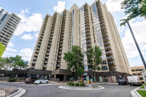 1809 10149 Saskatchewan Drive, Edmonton, AB - Outdoor With Facade