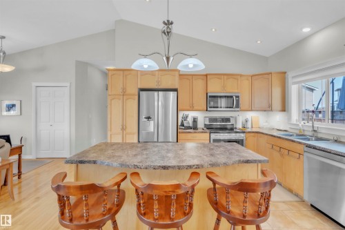 3813 45 Avenue, Bonnyville Town, AB - Indoor Photo Showing Kitchen With Double Sink