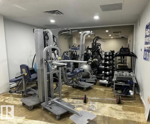 501 8340 Jasper Avenue, Edmonton, AB - Indoor Photo Showing Gym Room
