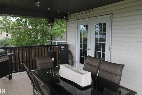 back deck - 5206 54A Street, Elk Point, AB - Outdoor With Deck Patio Veranda With Exterior