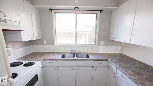 12732 113A Street, Edmonton, AB - Indoor Photo Showing Kitchen With Double Sink