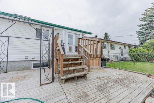 Deck featuring entry steps - 5026 53 Ave, Ryley, AB - Outdoor With Deck Patio Veranda With Exterior