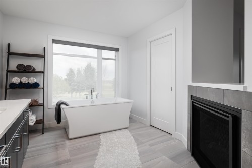 1562 Howes Place, Edmonton, AB - Indoor With Fireplace