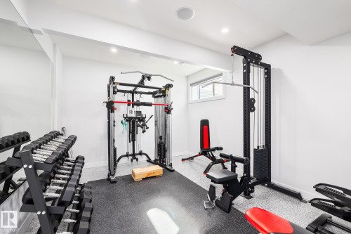 1562 Howes Place, Edmonton, AB - Indoor Photo Showing Gym Room