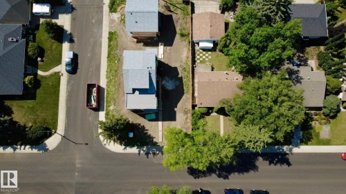 Aerial perspective of suburban area - 7806 145 Street Nw, Edmonton, AB 