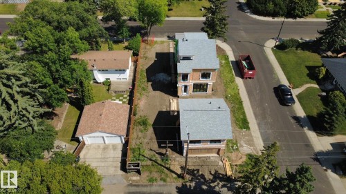 Aerial perspective of suburban area - 7806 145 Street Nw, Edmonton, AB 