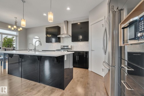 2047 Redtail Common, Edmonton, AB - Indoor Photo Showing Kitchen With Upgraded Kitchen