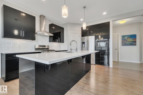 2047 Redtail Common, Edmonton, AB - Indoor Photo Showing Kitchen With Upgraded Kitchen