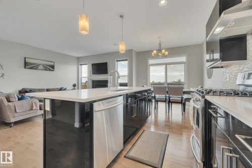 2047 Redtail Common, Edmonton, AB - Indoor Photo Showing Kitchen With Upgraded Kitchen