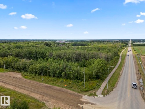 Drone / aerial view of a heavily wooded area - 1701 16 Street, Cold Lake, AB 