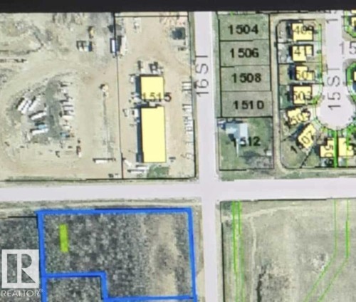 Map / location featuring property boundaries highlighted - 1701 16 Street, Cold Lake, AB 
