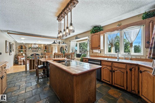 16815 41 Avenue, Edmonton, AB - Indoor Photo Showing Kitchen With Double Sink