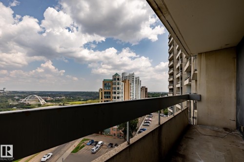 911 10883 Saskatchewan Drive, Edmonton, AB - Outdoor With Balcony With View