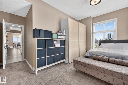 1904 9020 Jasper Avenue, Edmonton, AB - Indoor Photo Showing Bedroom