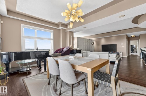 1904 9020 Jasper Avenue, Edmonton, AB - Indoor Photo Showing Dining Room