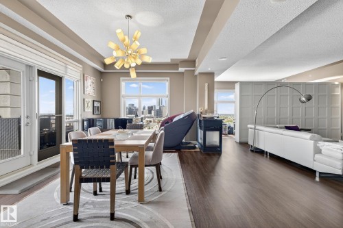 1904 9020 Jasper Avenue, Edmonton, AB - Indoor Photo Showing Dining Room