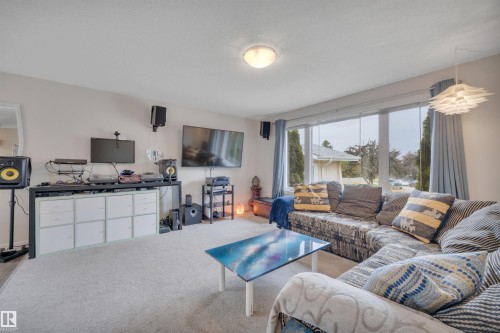 1035 55 Street, Edmonton, AB - Indoor Photo Showing Living Room
