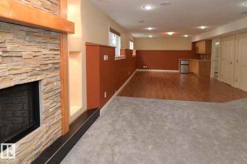 60 Lauralcrest Place, St. Albert, AB - Indoor Photo Showing Other Room With Fireplace