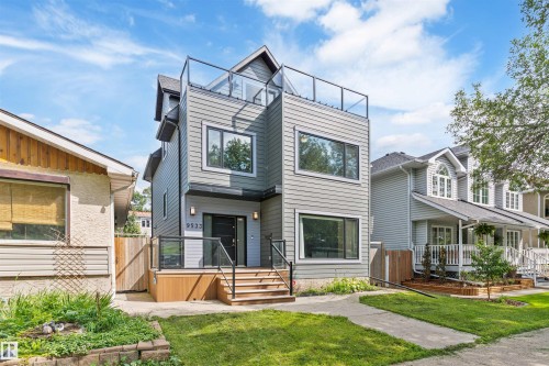 9533 101 Street, Edmonton, AB - Outdoor With Deck Patio Veranda With Facade