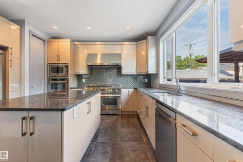 9533 101 Street, Edmonton, AB - Indoor Photo Showing Kitchen With Upgraded Kitchen