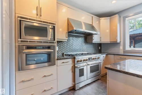 9533 101 Street, Edmonton, AB - Indoor Photo Showing Kitchen With Upgraded Kitchen