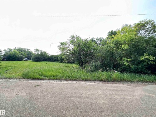 View of asphalt road with view of wooded area - 9819 105 Street, Westlock, AB 