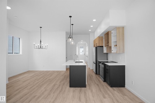 20603 42 Avenue, Edmonton, AB - Indoor Photo Showing Kitchen With Upgraded Kitchen